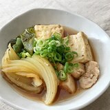 鶏肉のすき焼き風煮物